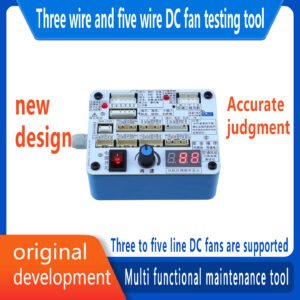 Three wire and five wire DC fan testing tool