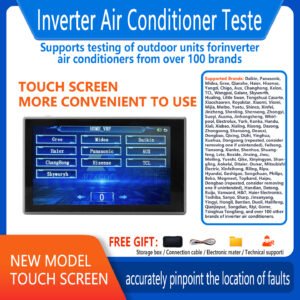Touch screen air conditioning tester tool
